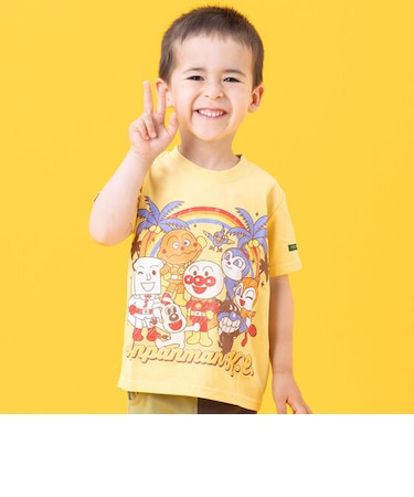 みんな集合プリント半袖Tシャツ