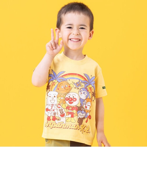 みんな集合プリント半袖Tシャツ