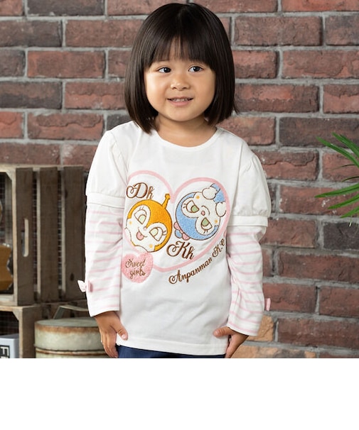 袖取り外しドキンちゃんコキンちゃん長袖Tシャツ