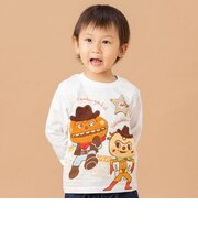 ハンバーガーキッドとやきそばパンマン長袖Tシャツ
