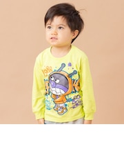 ばいきんまんスプレーアート長袖Tシャツ