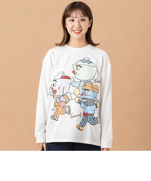 どんぶりまんトリオ和柄長袖Tシャツ 大人