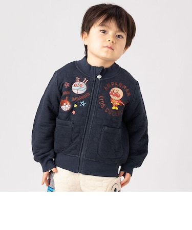 ばいきんまん ドキンちゃん柄キルトジャケット