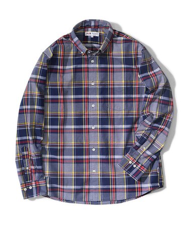 ショートBDシャツ＜ブリティッシュタータン＞