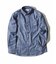 ショートＢＤシャツ＜インディゴ風シャンブレー＞