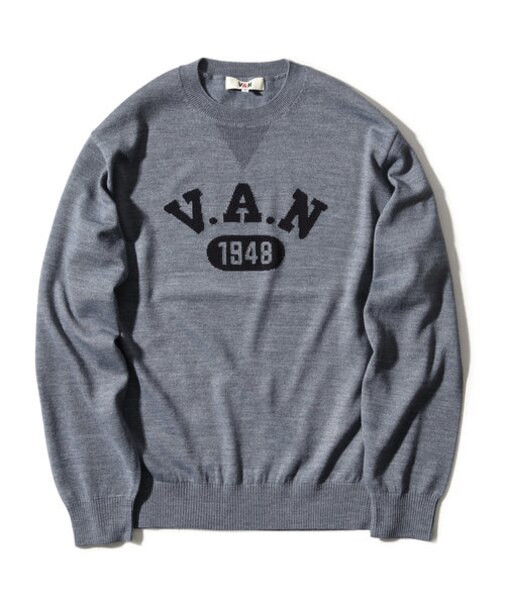 クルーネックセーター