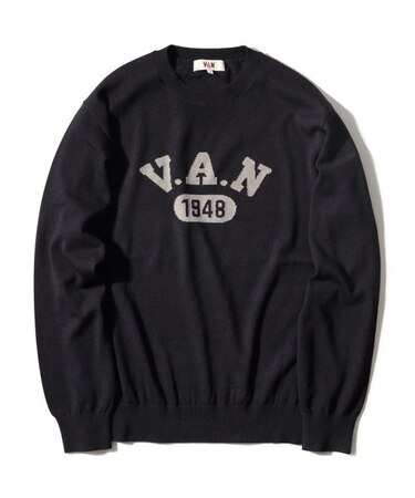 クルーネックセーター