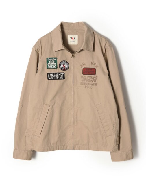 ショートコットンブルゾン