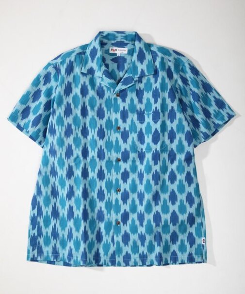 オープンカラーシャツ＜イカット＞