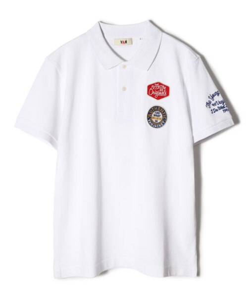 ワッペンポロシャツ