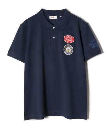 ワッペンポロシャツ