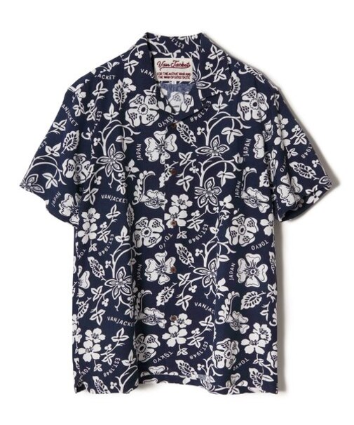 オープンカラーシャツ＜アロハ＞＜コットンレーヨン＞