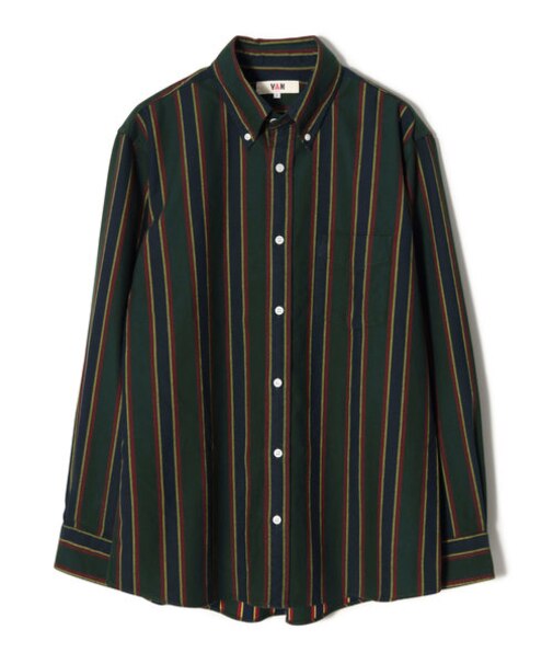 BDシャツ＜アイビーストライプ＞