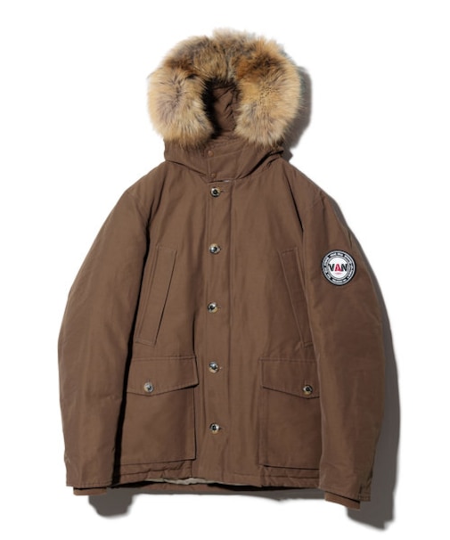 ダウンパーカー＜アーチロゴ＞