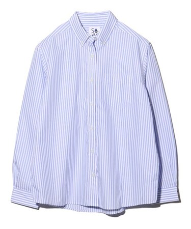 ブロードBDシャツ <ストライプ> <VAN×Shower CLUB> <ウィメンズ>
