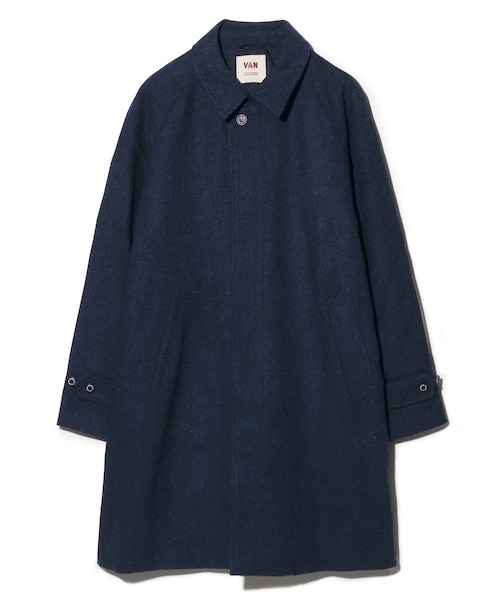 ツイードステンカラーコート｜ヴァンの通販｜&mall（アンドモール