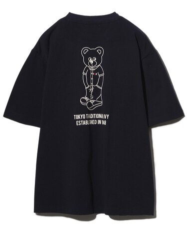 プリント刺繍Tシャツ＜ベアプリント＞