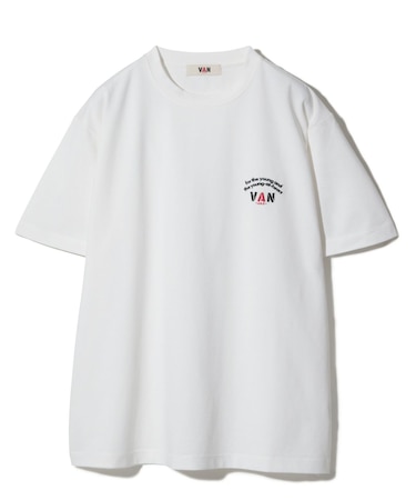 Ｔシャツ＜ワンポイントアーチロゴ刺繍＞