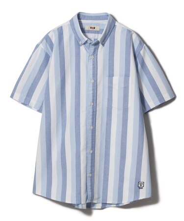 ショートBDシャツ＜ボールドストライプ＞