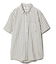 ショートBDシャツ＜パナマ織り＞＜ストライプ＞