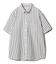 ショートBDシャツ＜パナマ織り＞＜ストライプ＞