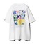 プリント刺繍Tシャツ＜フラワー＞