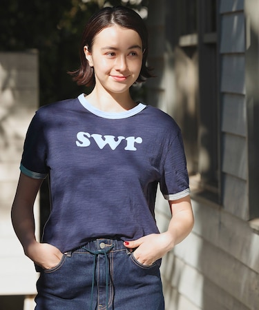 リンガーTシャツ ＜ウィメンズ＞ ＜VAN×Shower CLUB＞