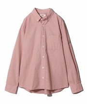 ショートBDシャツ<カラーギンガムチェック>