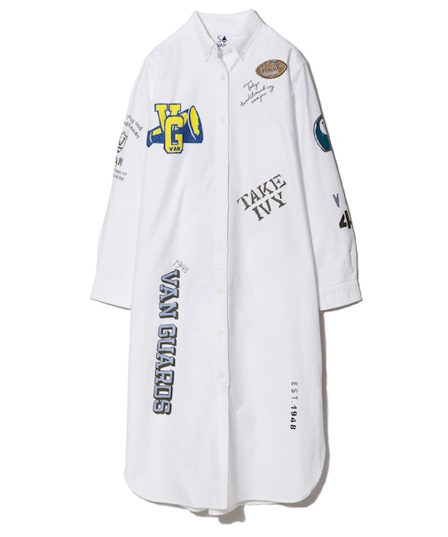 BDシャツワンピース ＜メモリアルペイント＞ ＜VAN×Shower CLUB＞ ＜ウィメンズ＞