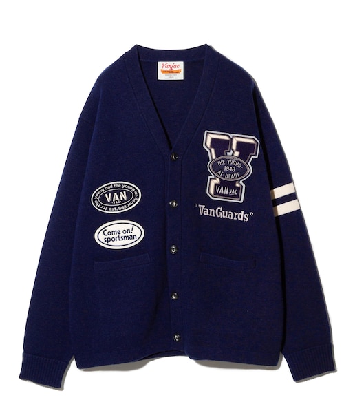 VAN レタードカーディガン VANJAC 美品 レタードカーディガン｜ヴァンの通販｜&mall（アンドモール