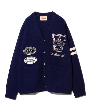 レタードカーディガン