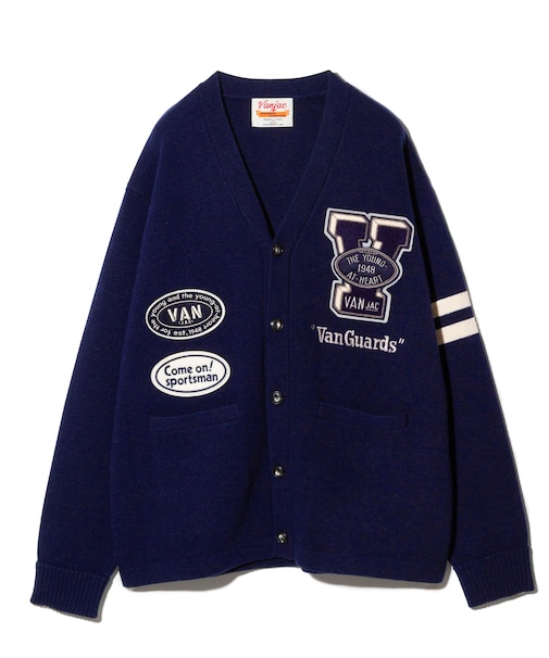 レタードカーディガン