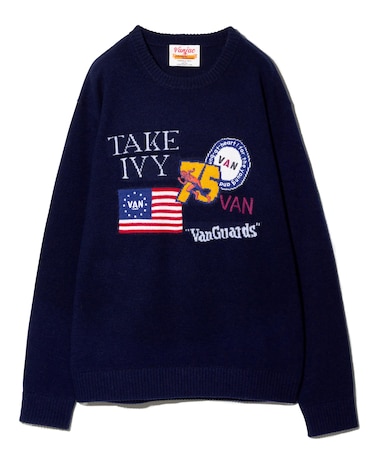 クルーネックセーター＜国旗＞