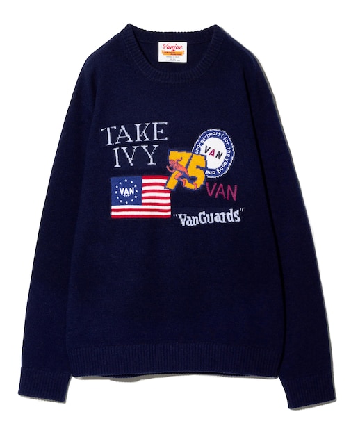 クルーネックセーター＜国旗＞