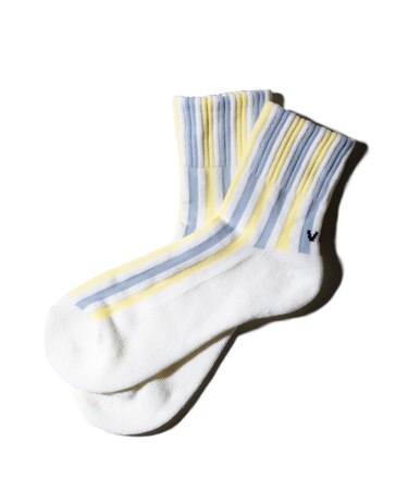 ハイカットストライプソックス＜裏パイル＞
