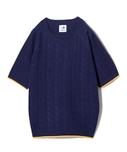 ケーブル半袖ニット <VAN×Shower CLUB> <ウィメンズ>