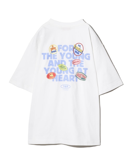 プリントTシャツ＜ワッペンプリント＞｜ヴァンの通販｜&mall（アンド