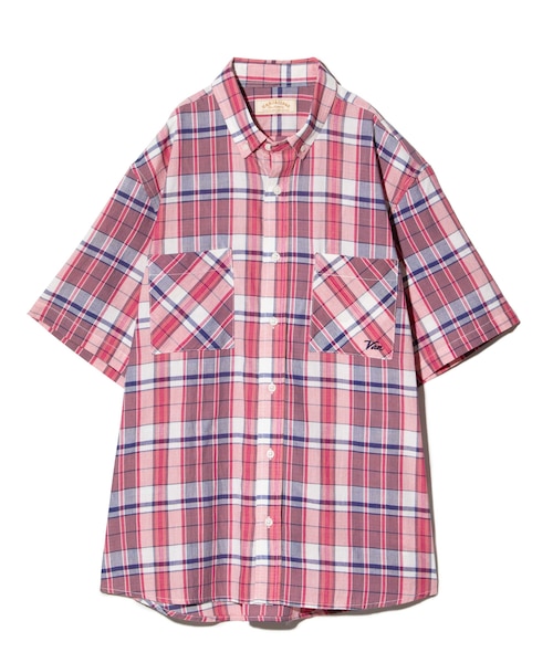 doublet チェックシャツ M ダブルポケットBDシャツ＜マドラスチェック＞｜ヴァンの通販｜&mall