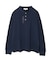 ヘンリーネックロングスリーブTシャツ