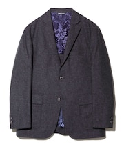 ストレッチジャケット＜RE:NEWOOL+カシミヤブレンド＞＜セットアップ＞