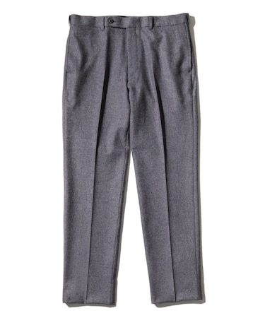 ストレッチパンツ<RE:NEWOOL+カシミヤブレンド><ウエストイージー><セットアップ>