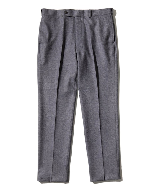 ストレッチパンツ<RE:NEWOOL+カシミヤブレンド><ウエストイージー><セットアップ>
