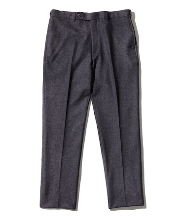 ストレッチパンツ<RE:NEWOOL+カシミヤブレンド><ウエストイージー><セットアップ>