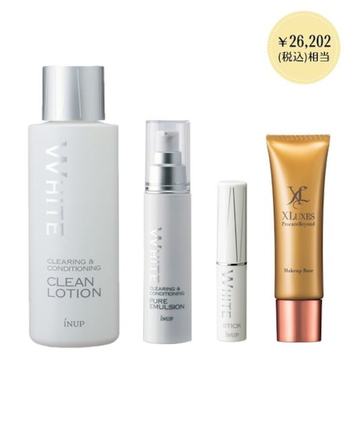 INUP インナップ トーンアップ 4点セット ヒト幹細胞培養液 化粧水 美容液 美容スティック 化粧下地