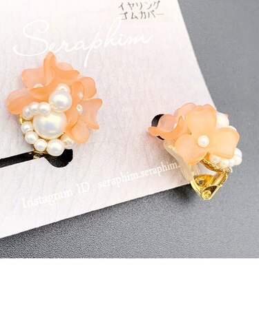 パールフラワーイヤリング