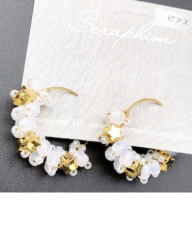 スターフープピアス