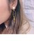 アシメフラワーピアス