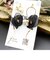 フラワー×ウェーブチェーンピアス