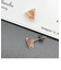 ドライフラワートライアングルピアス