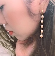パールロングピアス
